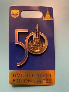 Disney 50th Anniversary Limited Edition Castle Pin